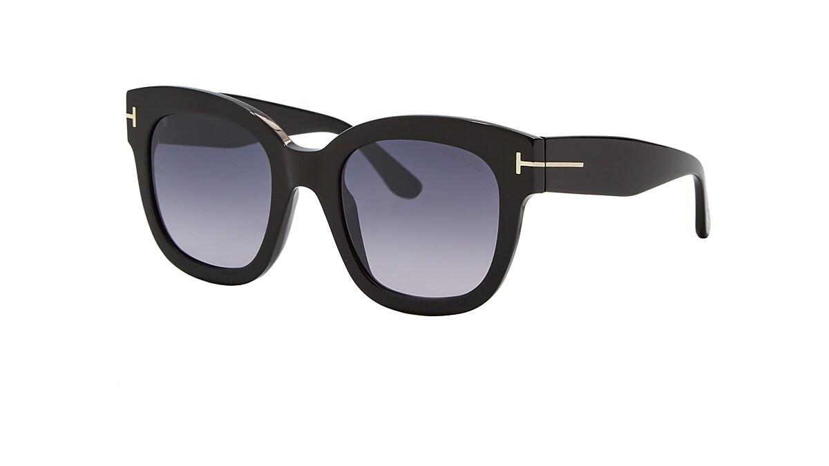 Tom Ford FT0613 XXL (52 - 22) with Grey lenses and Black