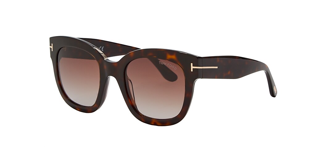 Tom Ford FT0613 52 Burgundy Gradient & Tortoise Sunglasses | Sunglass ...