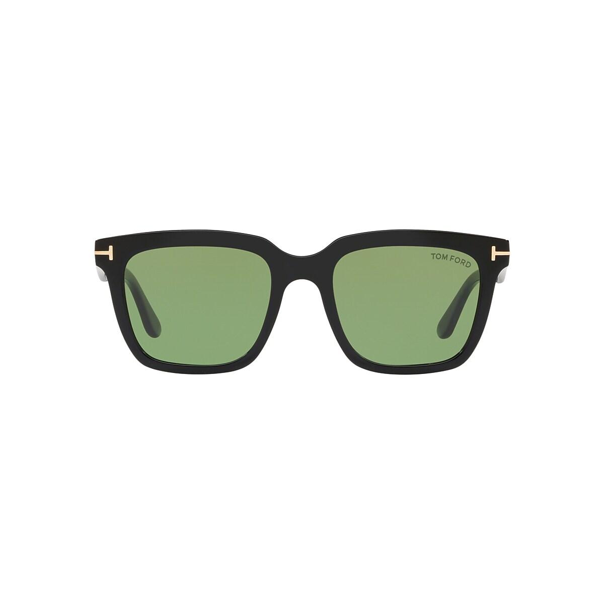 Tom Ford FT0646 53 Green & Black Shiny Sunglasses