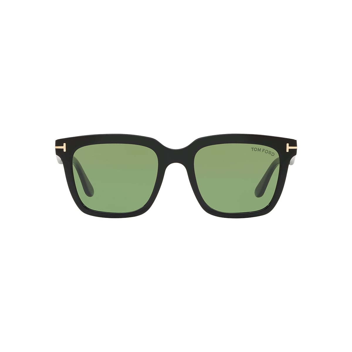 Tom Ford FT0646 53 Green & Shiny Black Sunglasses | Sunglass Hut USA