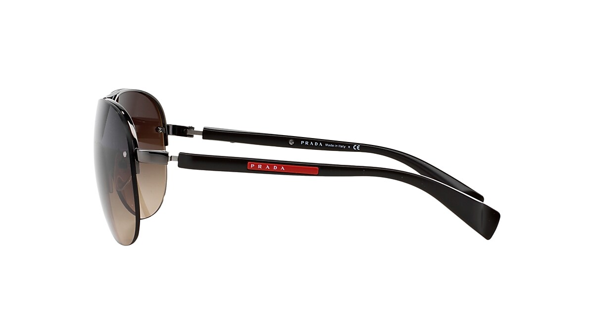 Prada Linea Rossa PS 56MS 65 Brown Gradient Gunmetal