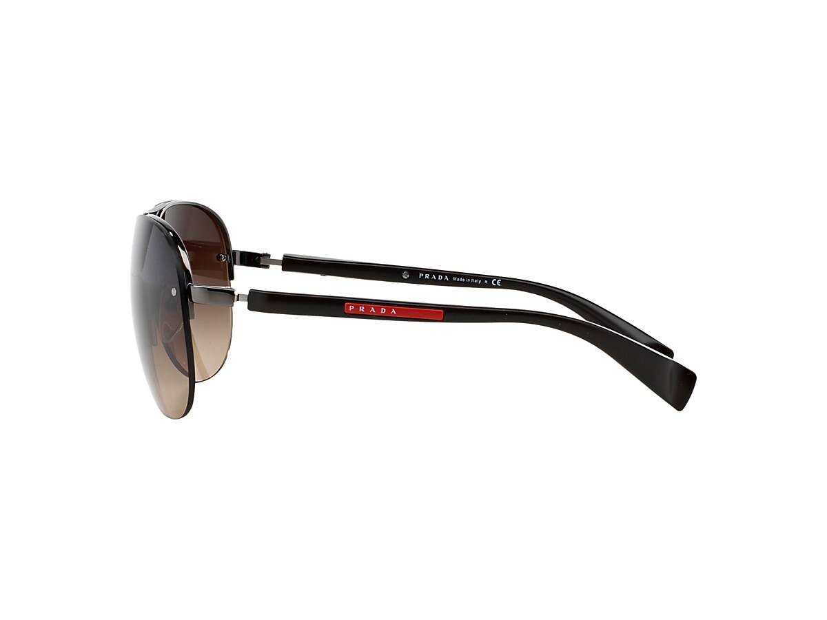 Prada Linea Rossa PS 56MS 65 Brown Gradient Gunmetal