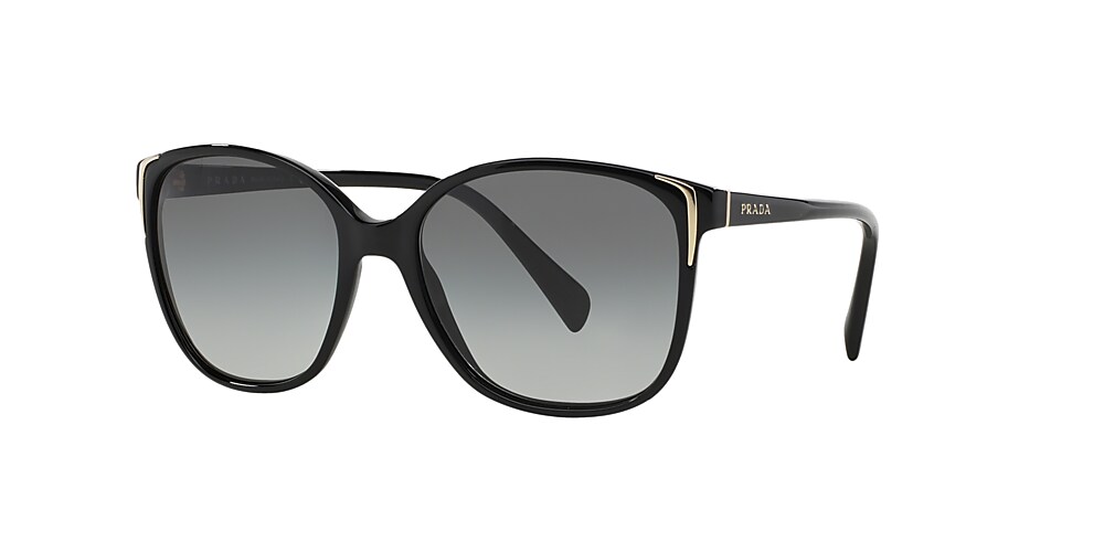Prada PR 01OS CONCEPTUAL 55 Grey Gradient & Black Sunglasses