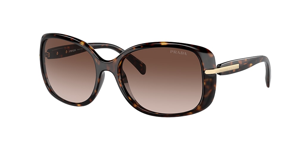 Prada PR 08OS CONCEPTUAL 57 Brown Gradient & Havana Sunglasses ...