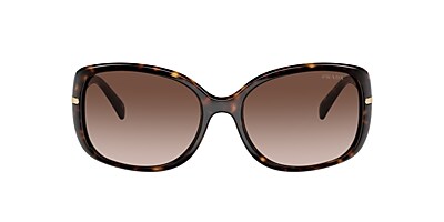 Prada PR 08OS CONCEPTUAL 57 Brown Gradient & Havana Sunglasses 