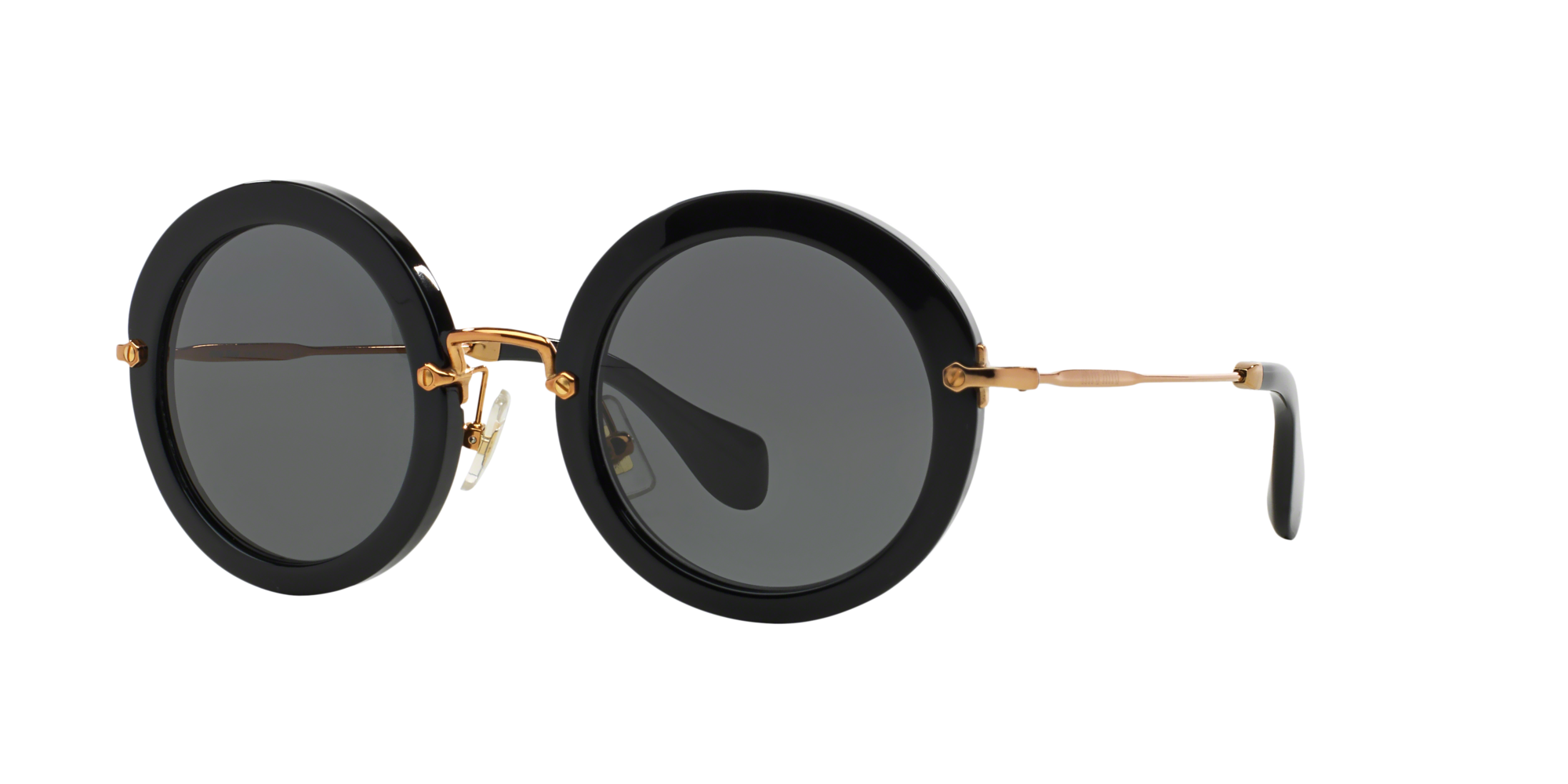 miu miu round sunglasses