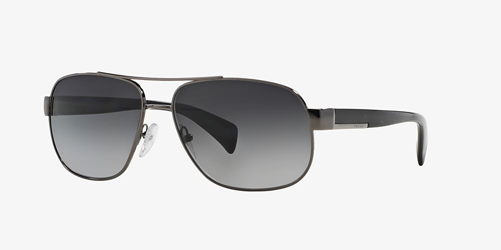 Prada PR 52PS Conceptual 61 Polar Gray Gradient & Gunmetal Polarised  Sunglasses | Sunglass Hut Australia