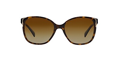 Prada PR 01OS CONCEPTUAL 55 Polarized Brown Gradient & Havana