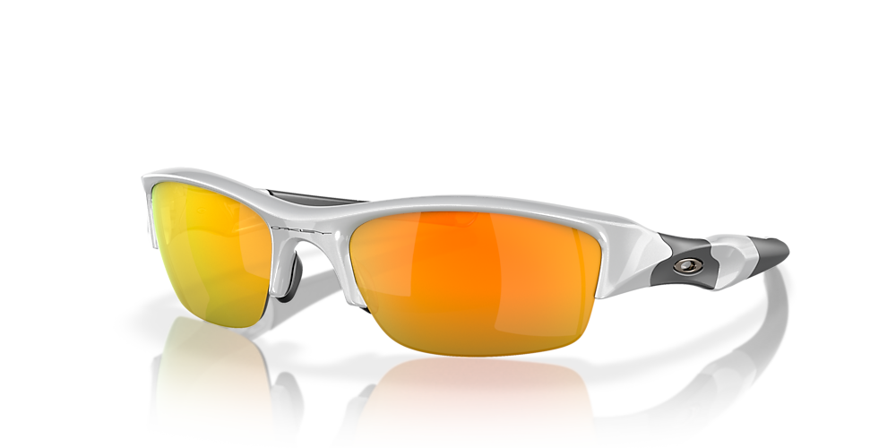 Óculos de Sol Oakley Flak Jacket 2.0 Branca Lentes Prizm Top