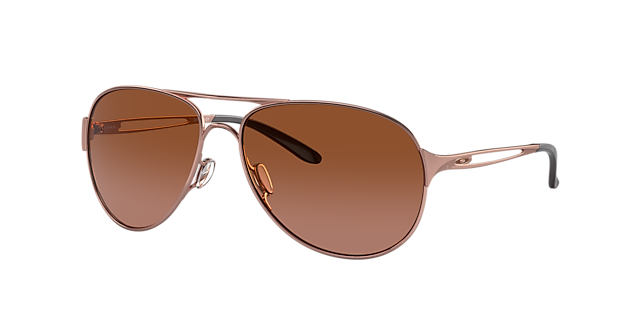 Polarized Oakley Women's Caveat Sunglasses Polished Black OO4054-22