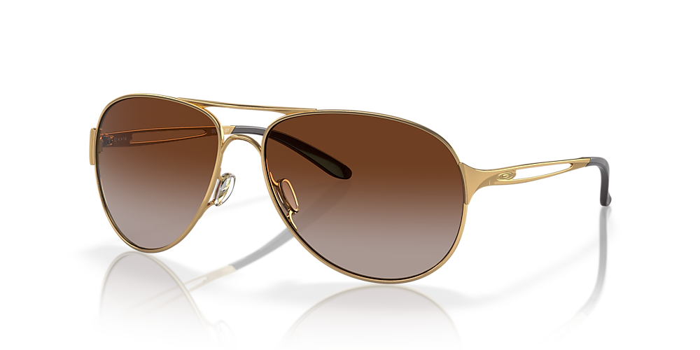 Oakley OO4054 Caveat™ 60 Dark Brown Gradient & Polished Gold Sunglasses | Sunglass  Hut USA