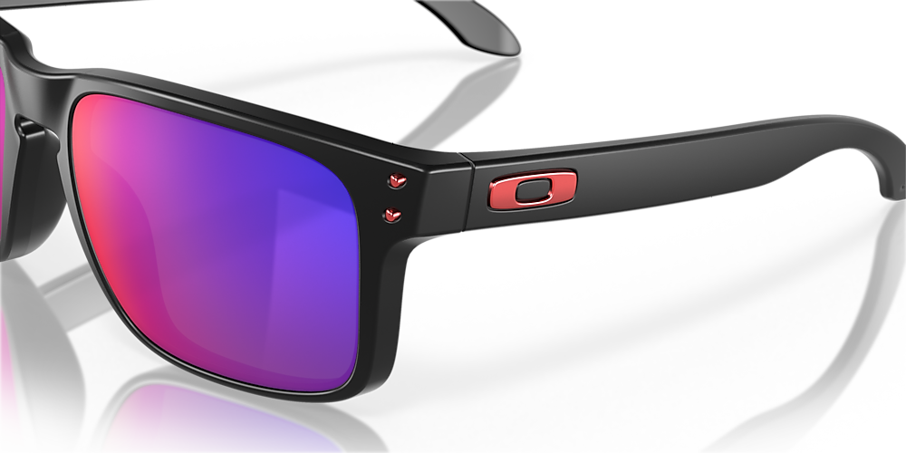 Dislocatie Slecht vertegenwoordiger Oakley OO9102 Holbrook™ 57 Positive Red Iridium & Matte Black Sunglasses |  Sunglass Hut Canada