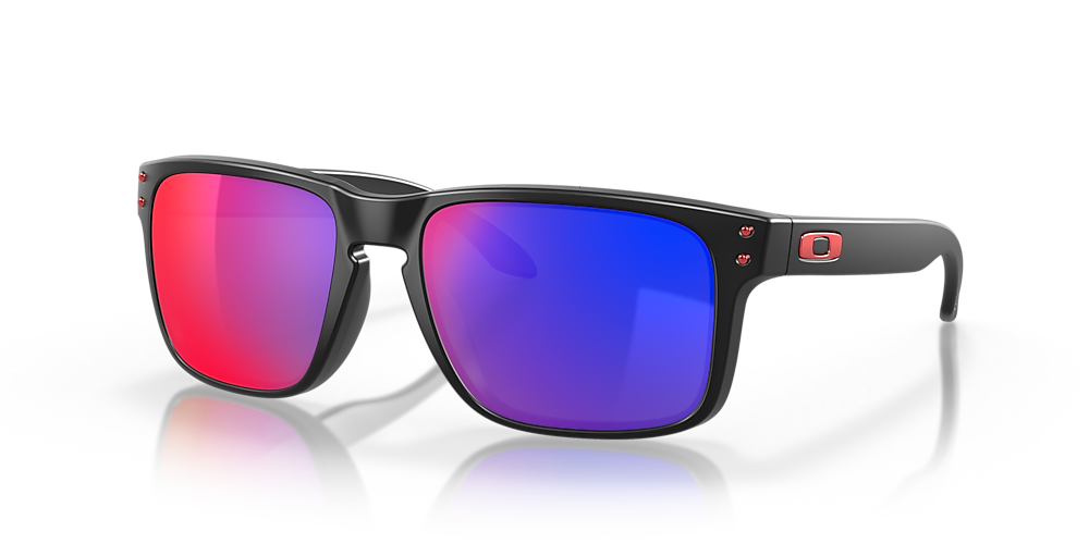 synoniemenlijst Nylon taal Oakley OO9102 Holbrook™ 57 Positive Red Iridium & Matte Black Sunglasses |  Sunglass Hut USA