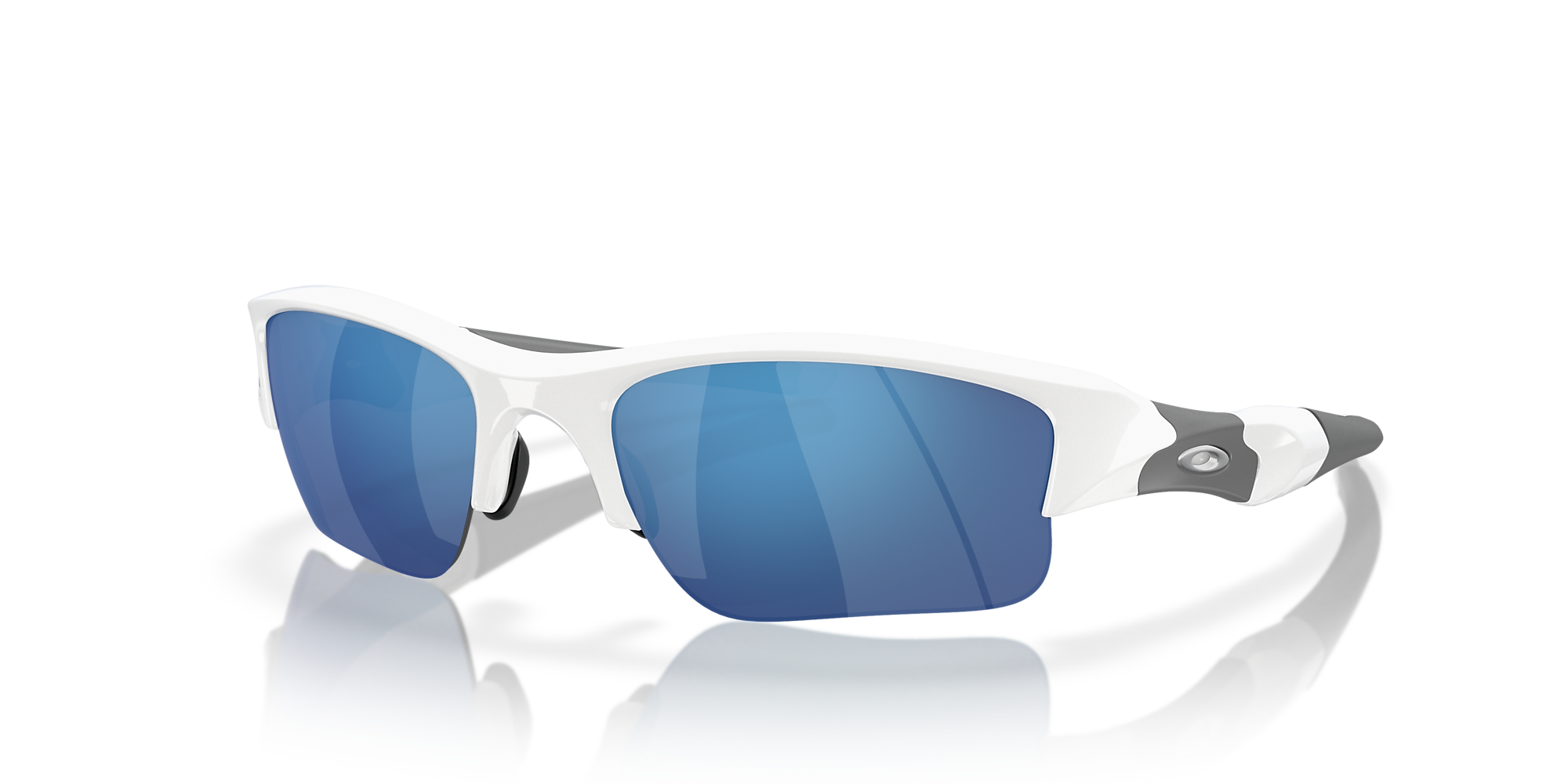 Oakley Oo9009 Flak Jacket® Xlj 63 Gelo Iridium And Branco Polido Óculos De Sol Sunglass Hut Brazil 2949