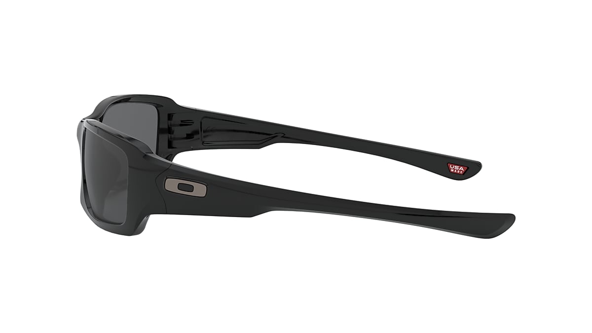 Oakley OO9238 Fives Squared® 54 Grey & Polished Black Sunglasses | Sunglass  Hut USA
