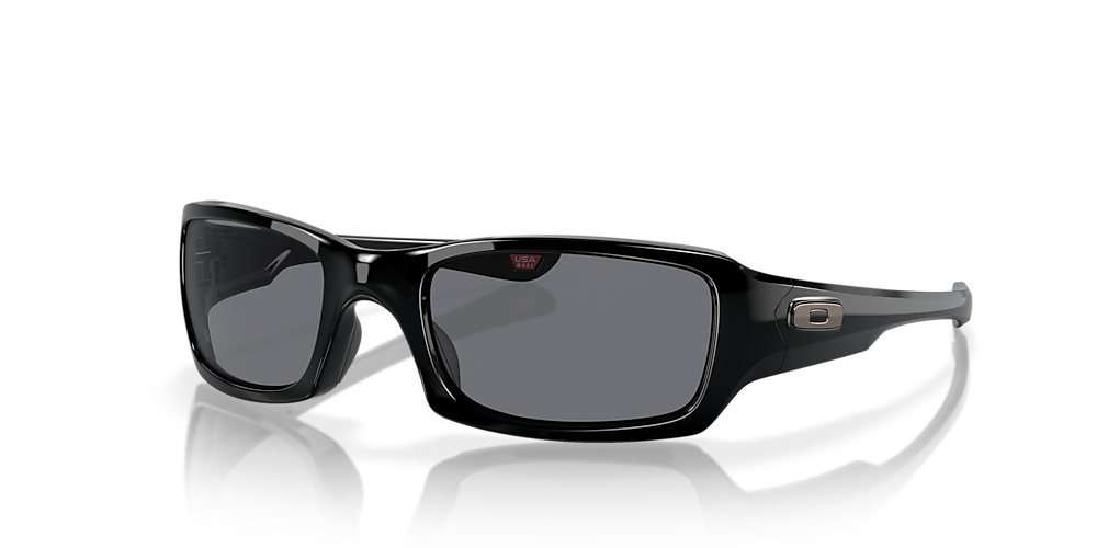 Oakley Fives Squared® 54 Grey & Polished Black Sunglasses | Sunglass Hut USA