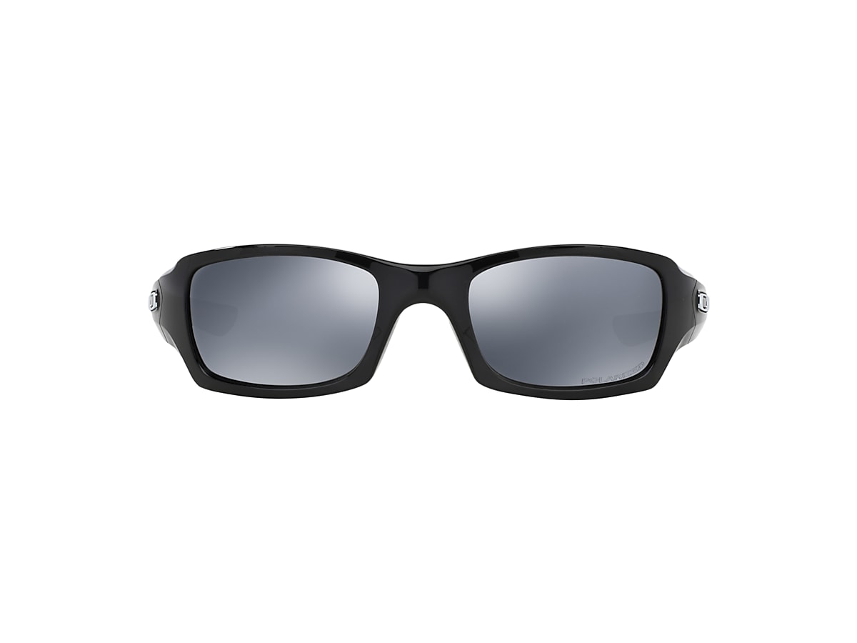 Earn Peace of mind market Oakley OO9238 Fives Squared® 54 Black Iridium Polarized & Polished Black  Polarized Sunglasses | Sunglass Hut USA