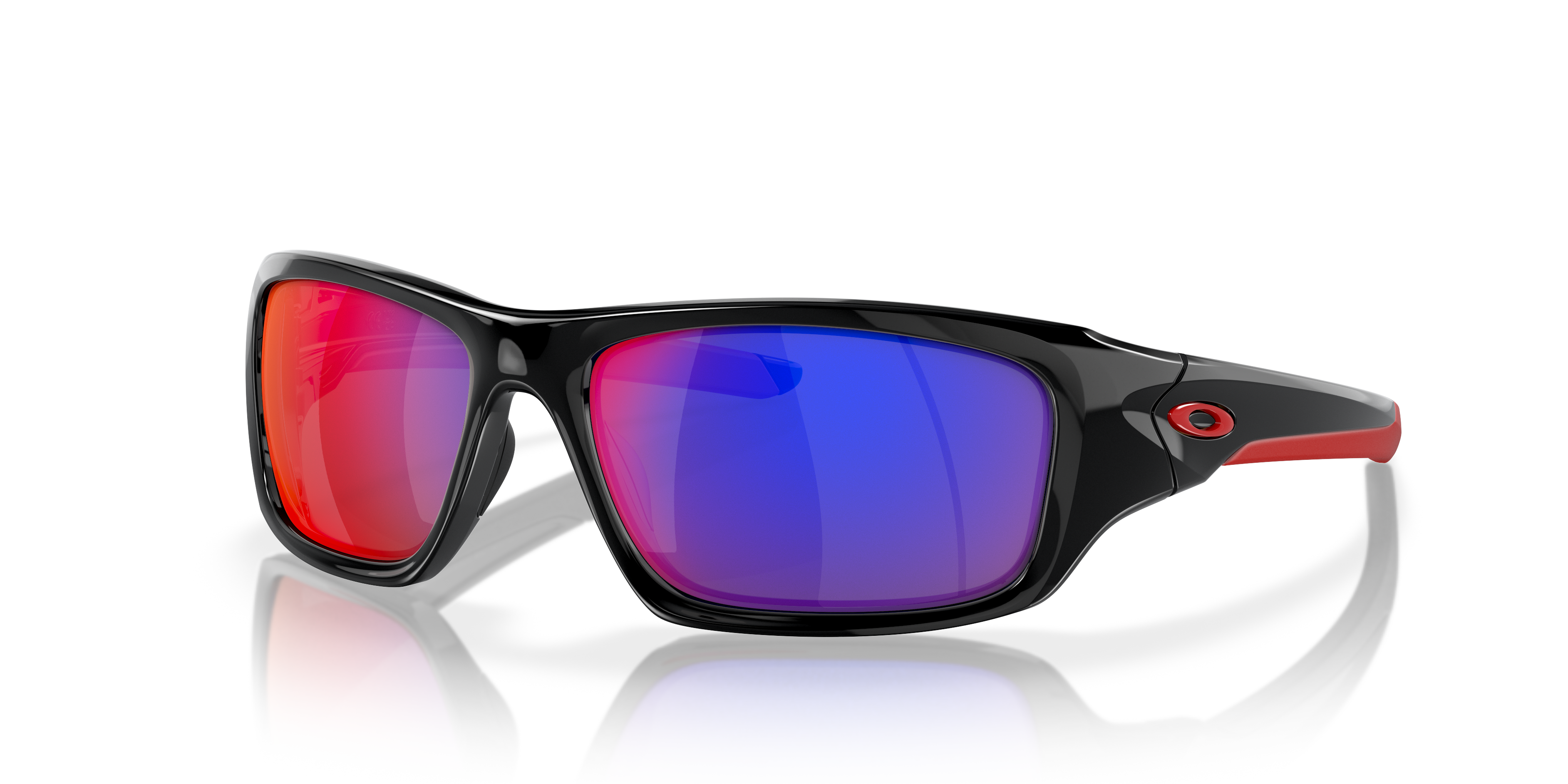 Oakley OO9357 Hold Out 55 Violet Iridium Polarized & Polished Black  Polarised Sunglasses | Sunglass Hut Australia