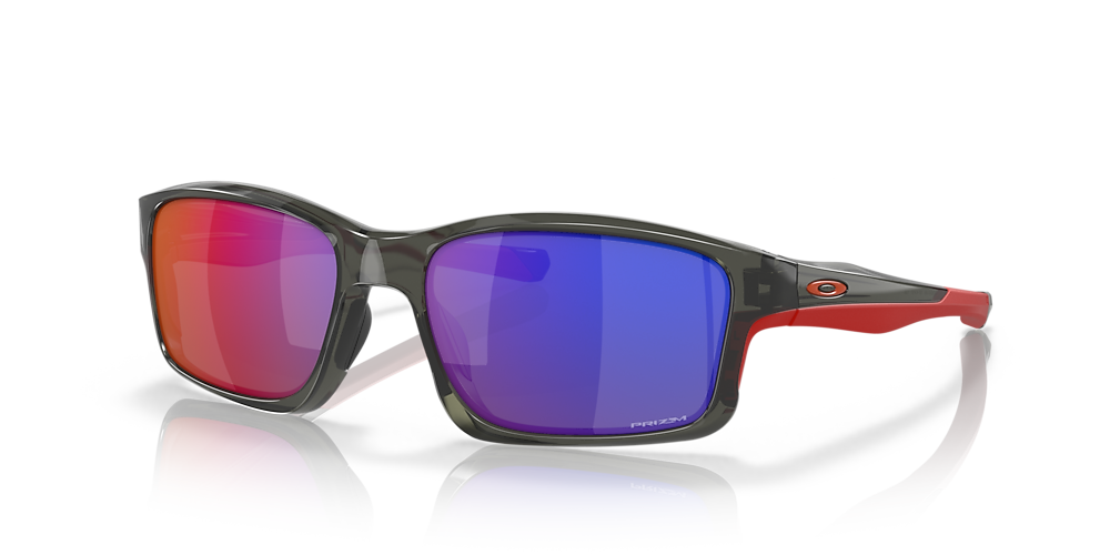 acceleration Født til eksil Oakley OO9247 Chainlink™ 57 Red Iridium Polarized & Grey Smoke Polarized  Sunglasses | Sunglass Hut USA