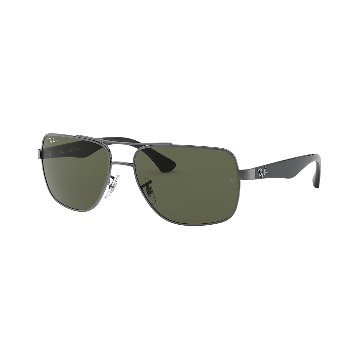 Voorzien partij marketing Ray-Ban RB3483 60 Green & Gunmetal Polarized Sunglasses | Sunglass Hut USA