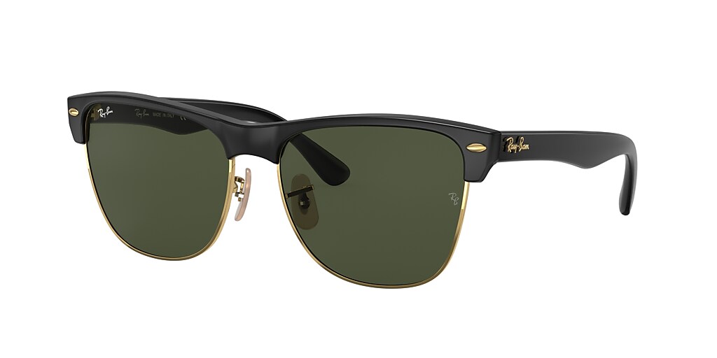 Ray Ban Rb4175 Clubmaster Oversized 57 Green Classic G 15 Black Sunglasses Sunglass Hut Usa