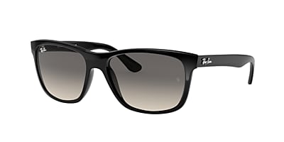 Ray-Ban RB4181 57 Grey Gradient & Black Sunglasses | Sunglass Hut USA