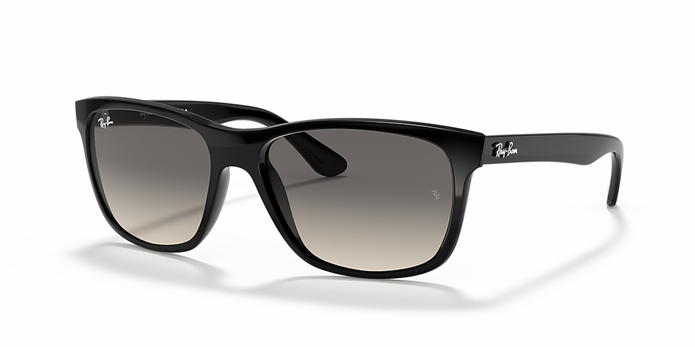 Ray-Ban RB4181 57 Grey Gradient & Black Sunglasses | Sunglass Hut USA