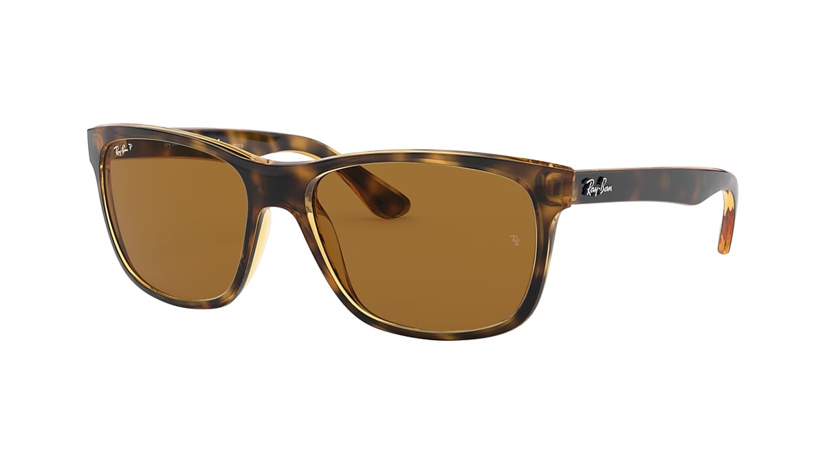 RB4181 Brown & Light Havana Polarized Sunglasses | Sunglass Hut USA