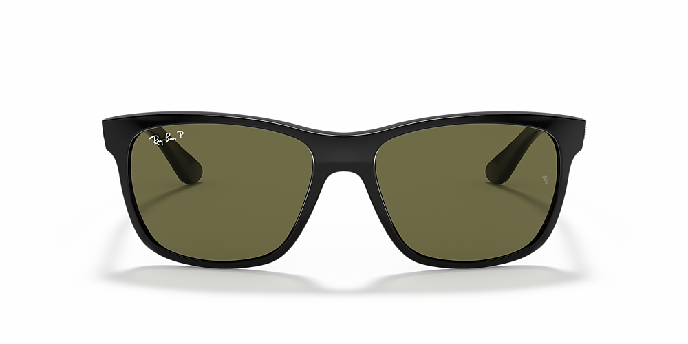 Ray-Ban RB4181 57 Green & Black Polarised Sunglasses | Sunglass Hut  Australia