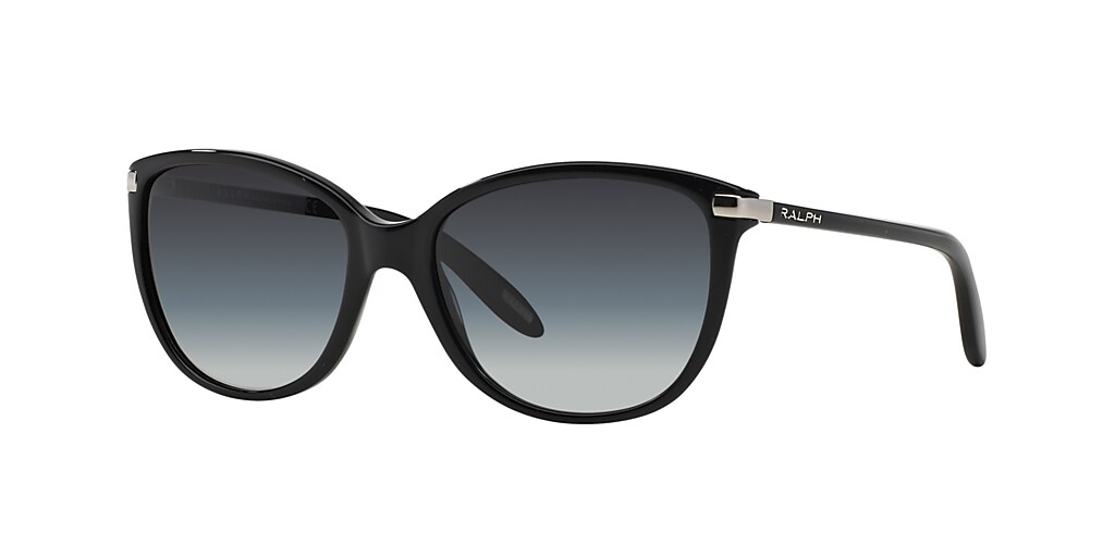 Ralph RA5160 57 Gradient Grey & Shiny Black Sunglasses | Sunglass Hut ...
