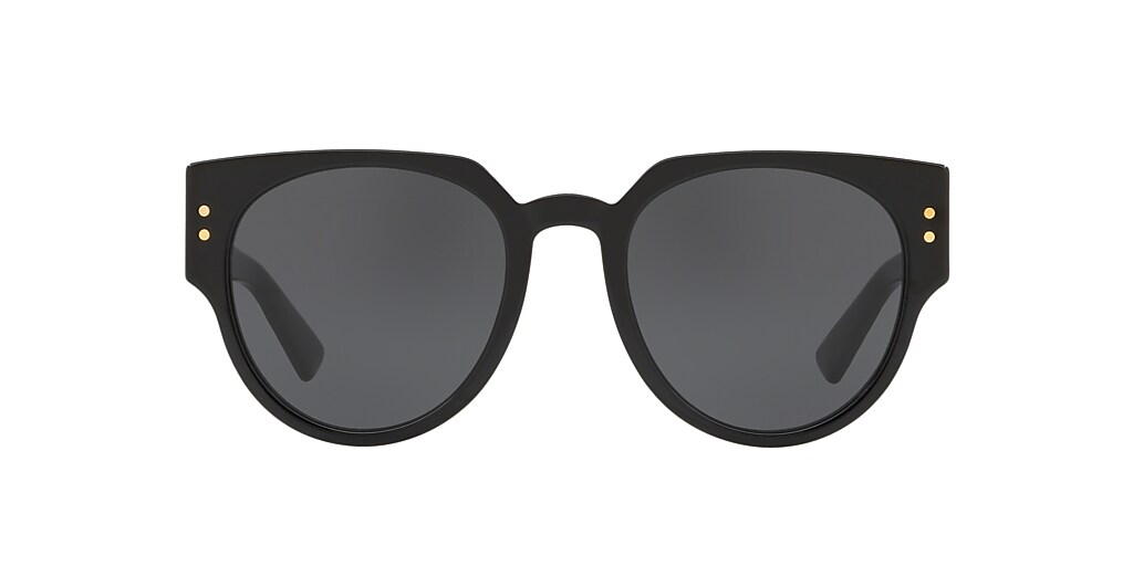 Christian Dior LADYDIORSTUDS3 52 Grey-Black & Black Sunglasses ...