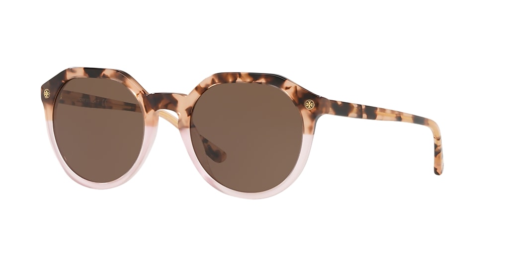 Tory Burch TY7130 52 Dark Brown Classic & Tortoise Sunglasses ...
