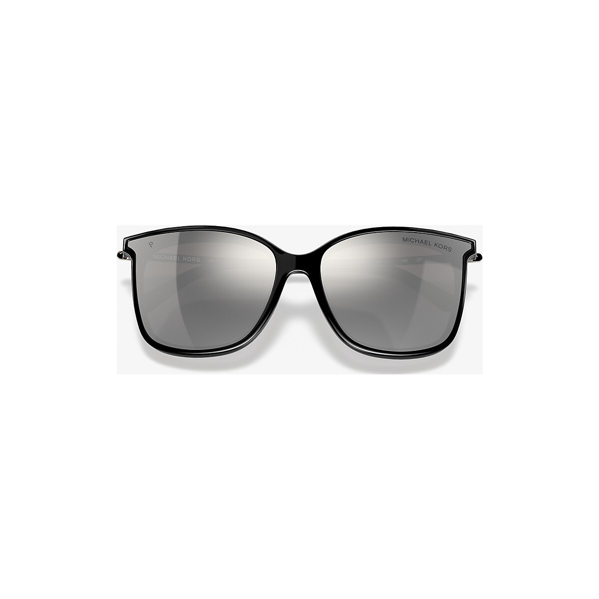 Michael Kors Silver Square Sunglasses MK2079U-387873(61) 61-17-140 MSRP99 Michael Kors MK2079U Zermatt L (61 - 17) with Gold lenses  main image 2
