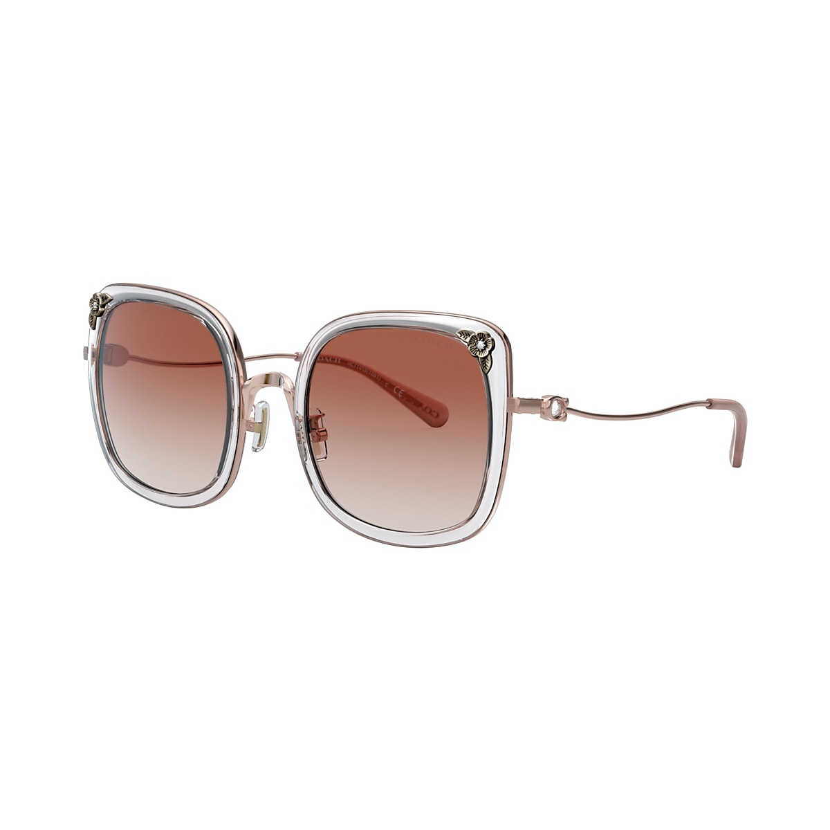 Coach shop pink sunglasses