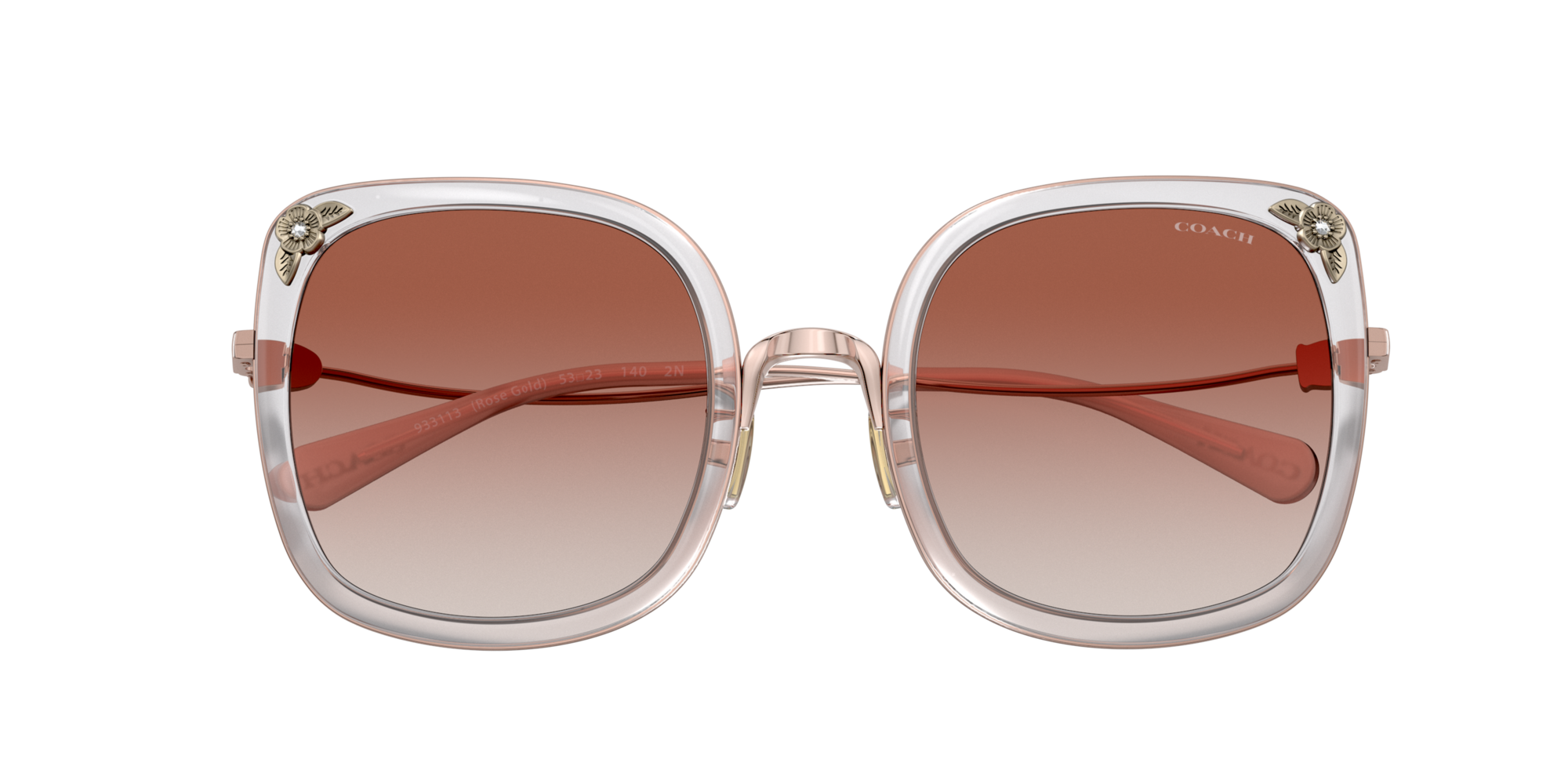 coach sunglasses rose gold