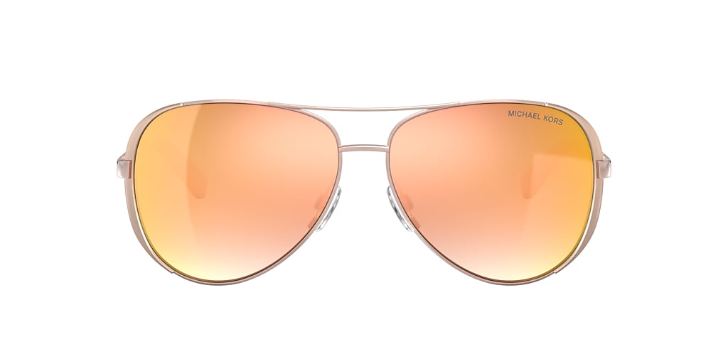Michael Kors MK5004 CHELSEA 59 Pink & Black Sunglasses | Sunglass Hut ...