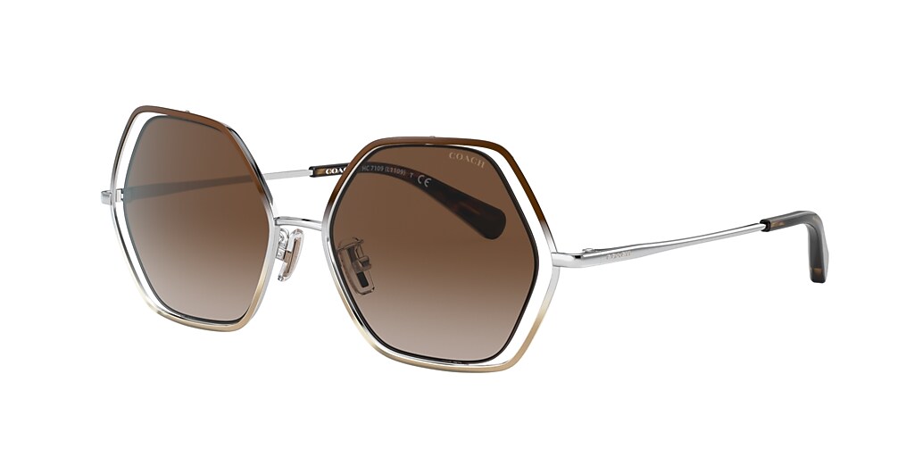 Coach HC7109 Brown & Brown Sunglasses Sunglass Hut Australia