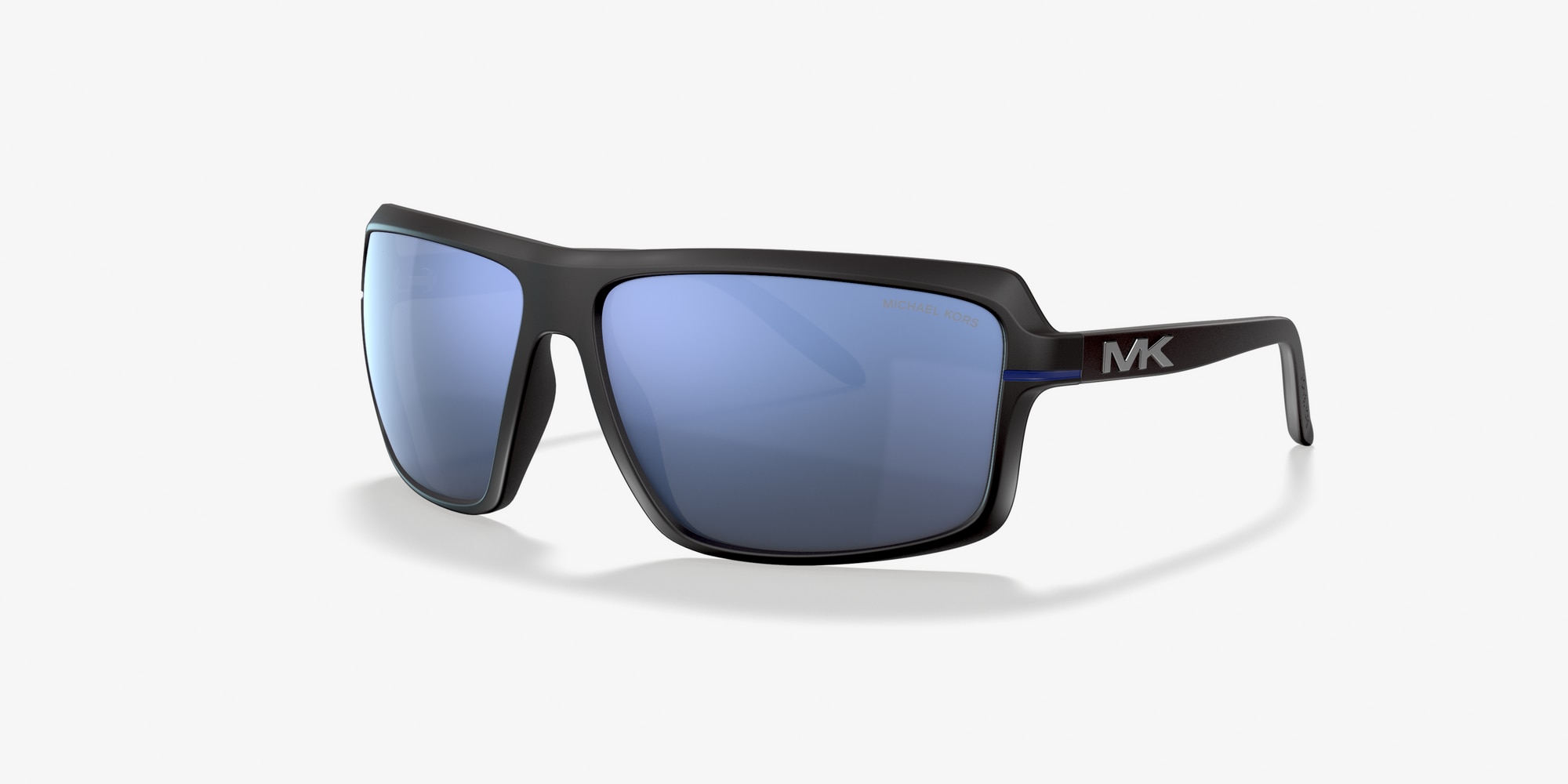 michael kors blue mirrored sunglasses