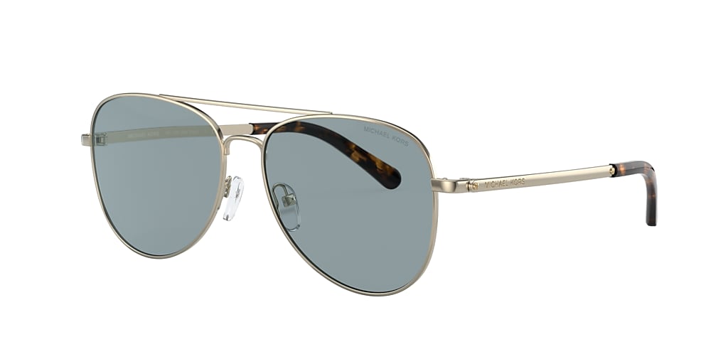 Michael Kors MK1045 San Diego Blue & Gold Polarized Sunglasses ...