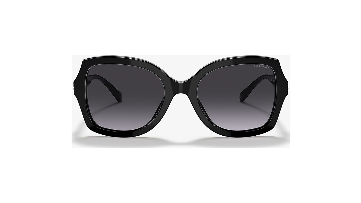 【送料,関税込】 COACH サングラス L1147 HC8295 Coach HC8295 L1147 L (56 - 21) with Grey lenses and Black