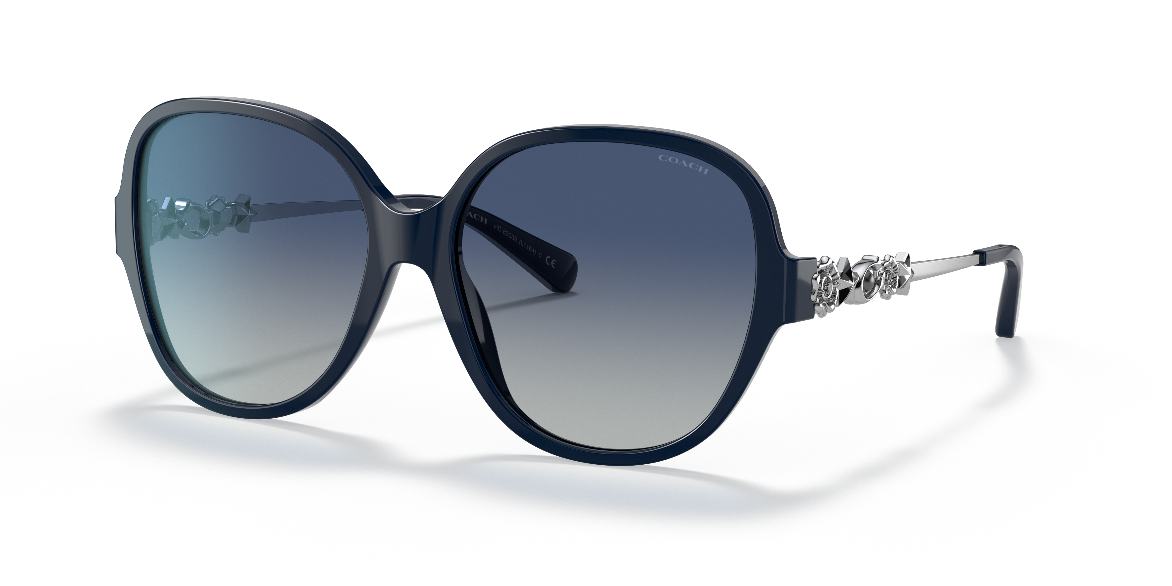 coach navy sunglasses