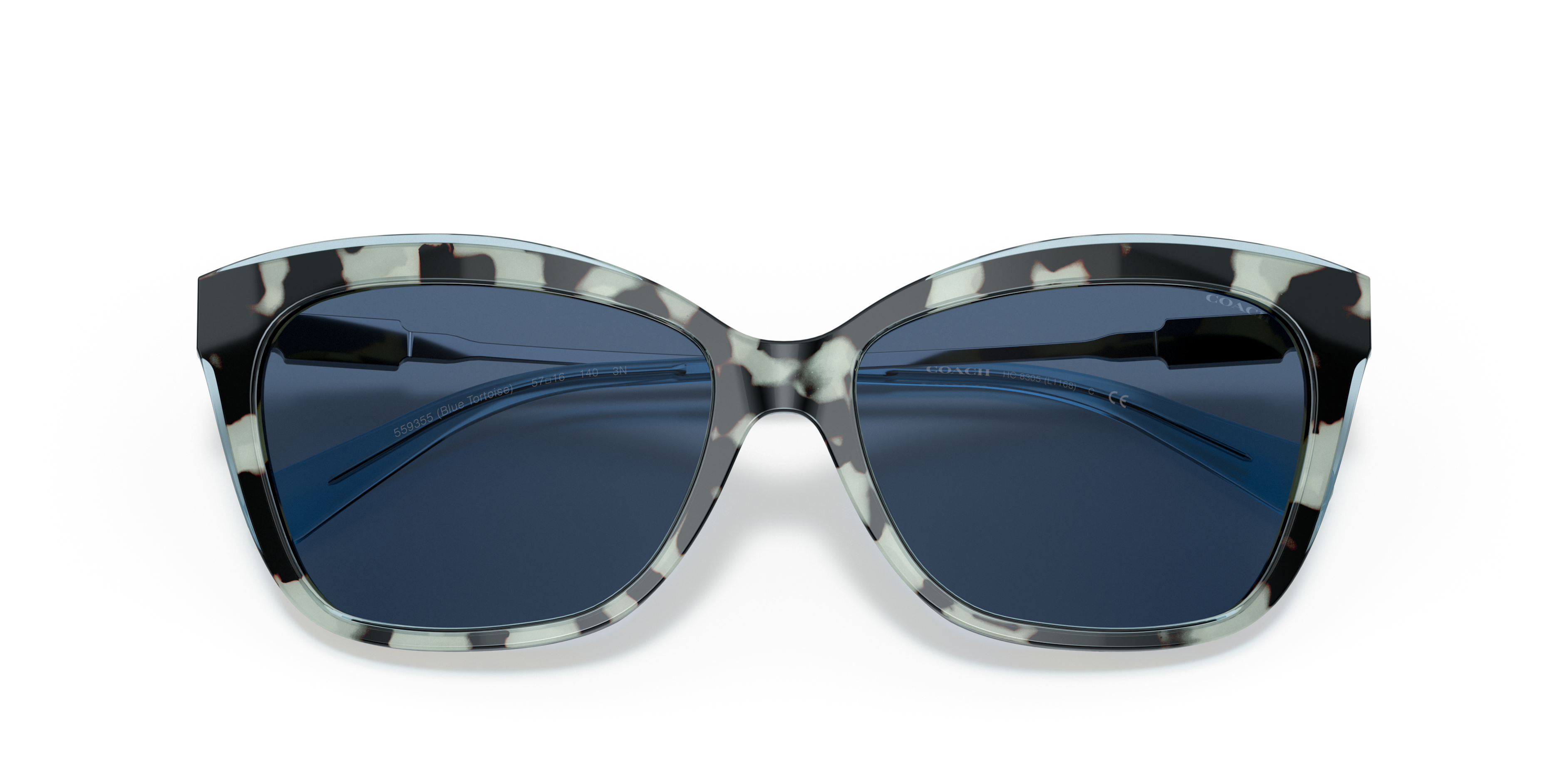 navy blue coach glasses