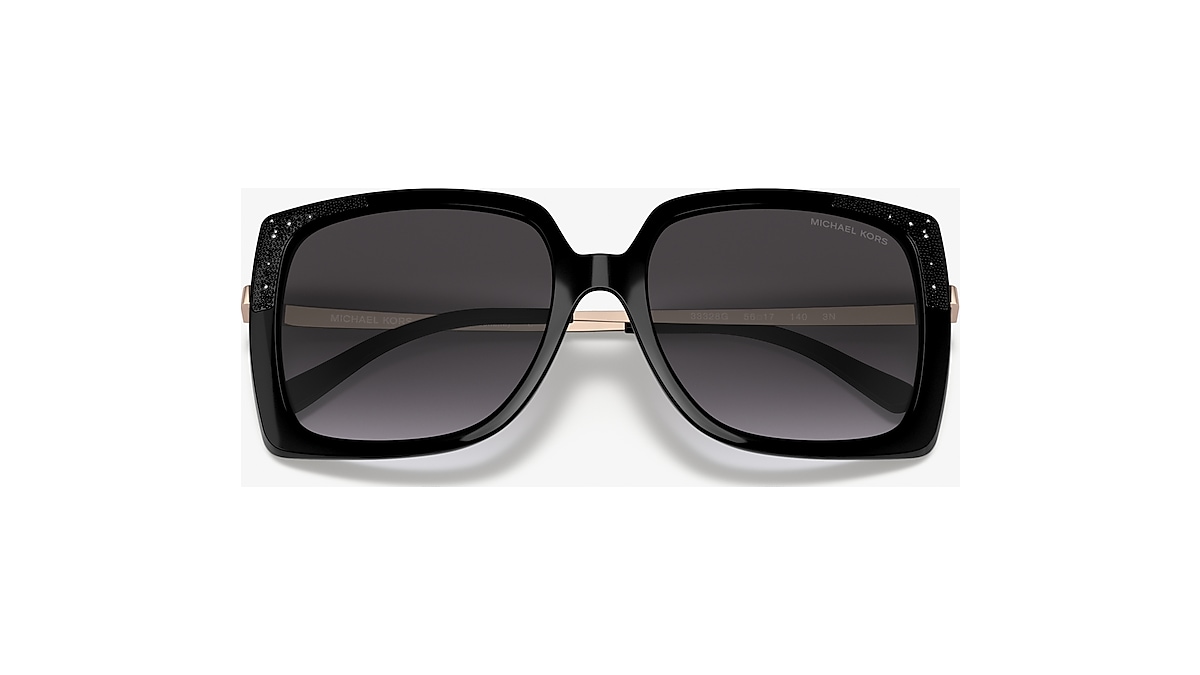 Michael Kors MK2131 ROCHELLE 56 Grey Gradient & Black Sunglasses | Sunglass Hut