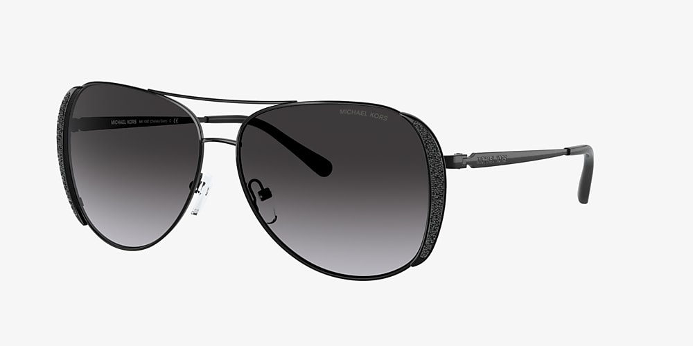 Michael Kors MK1082 Chelsea Glam 58 Dark Grey Gradient & Black Sunglasses |  Sunglass Hut United Kingdom