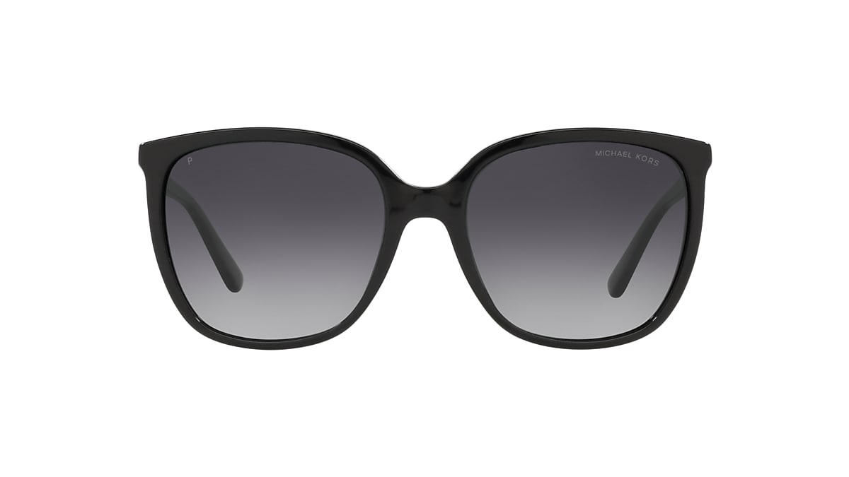 Michael Kors MK2137U Anaheim 57 Dark Grey Polar & Black Polarized Sunglasses  | Sunglass Hut USA