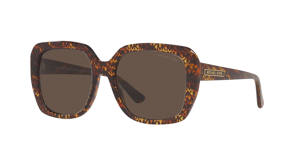 Michael kors leopard print sunglasses discount