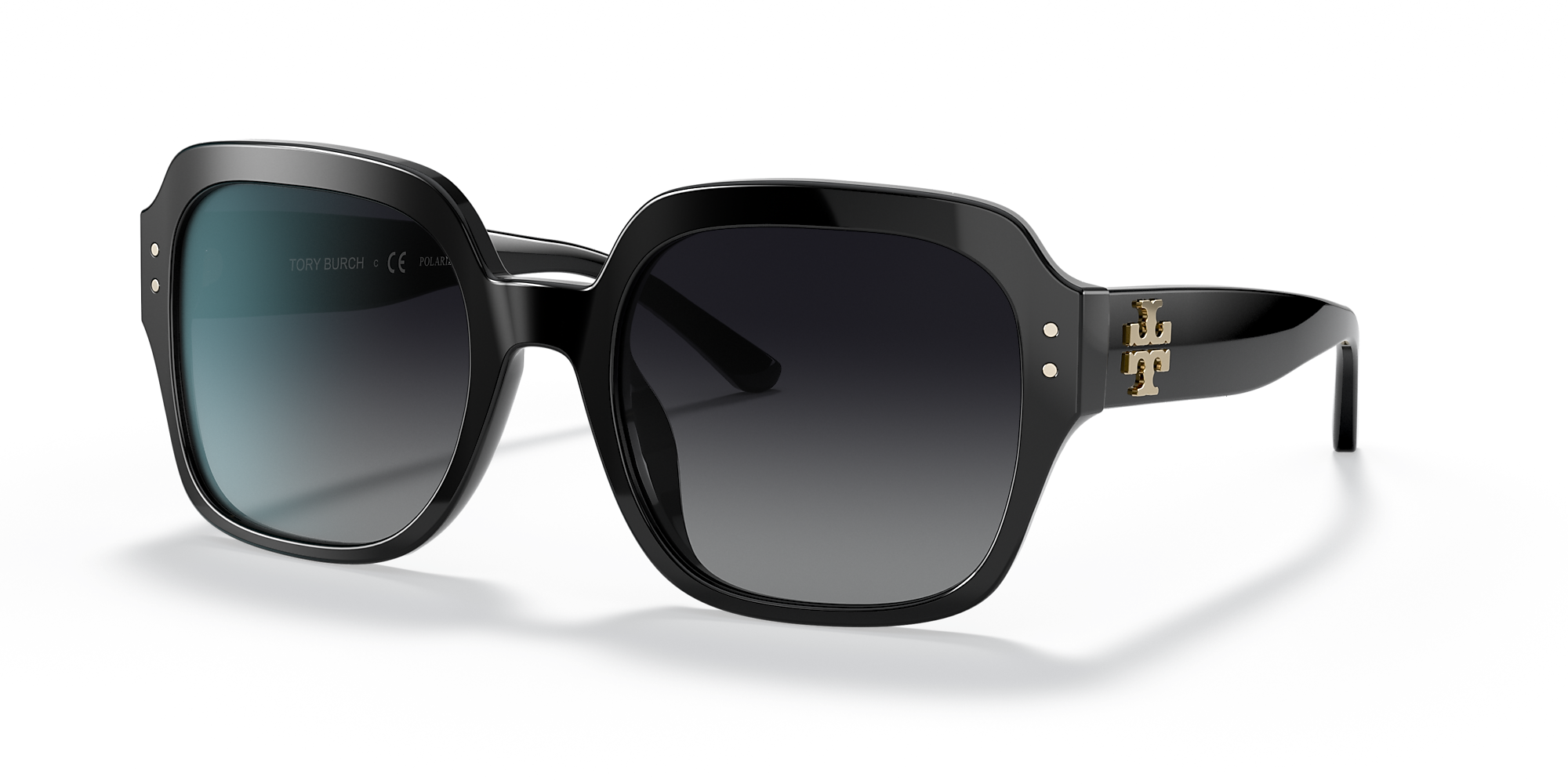 Tory Burch TY7143U 56 Grey Gradient Polarized & Black Polarized