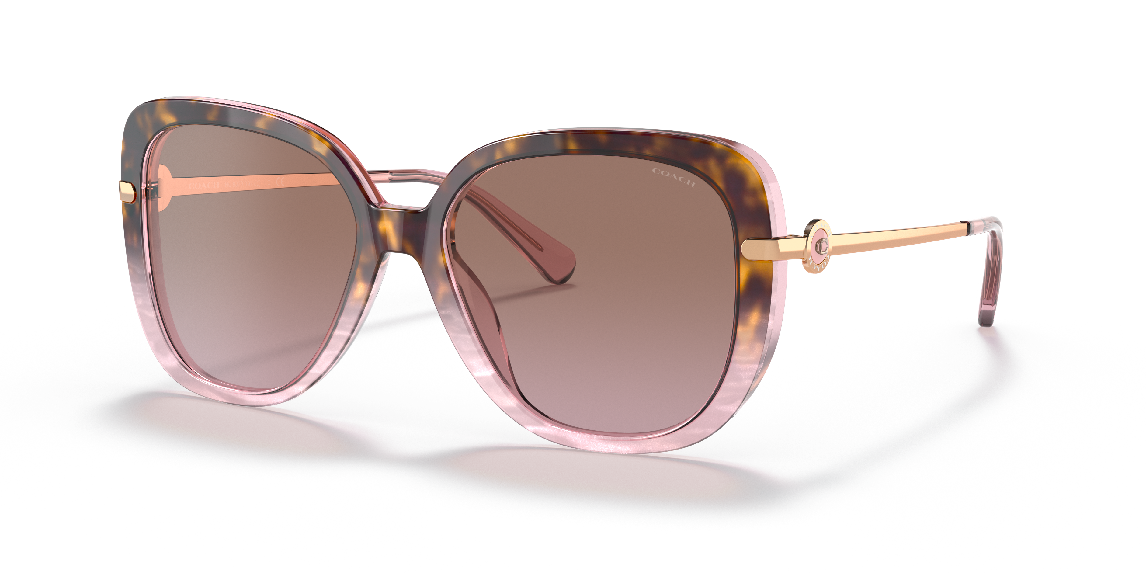 pink coach sunglasses