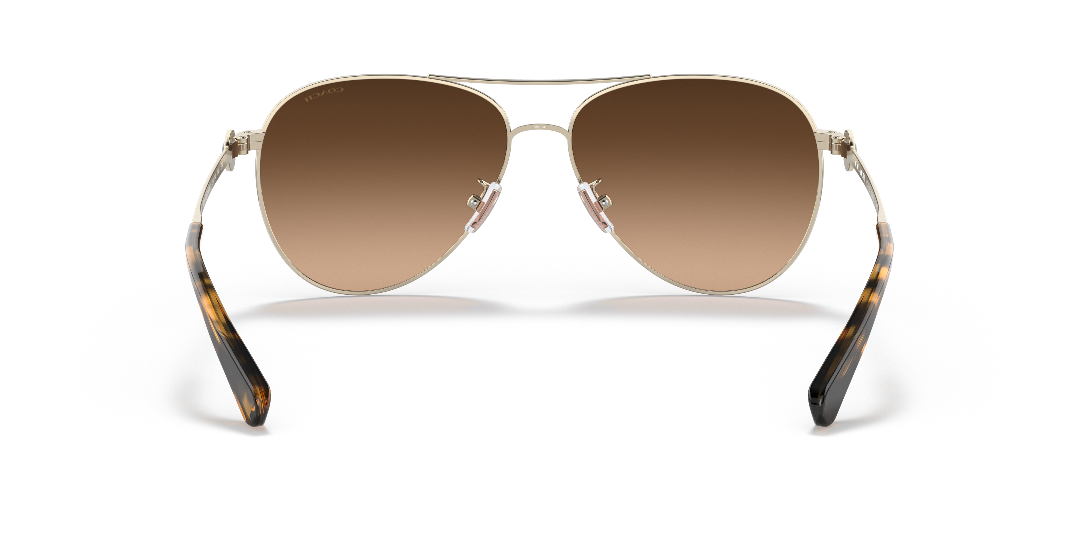 coach gold sunglasses