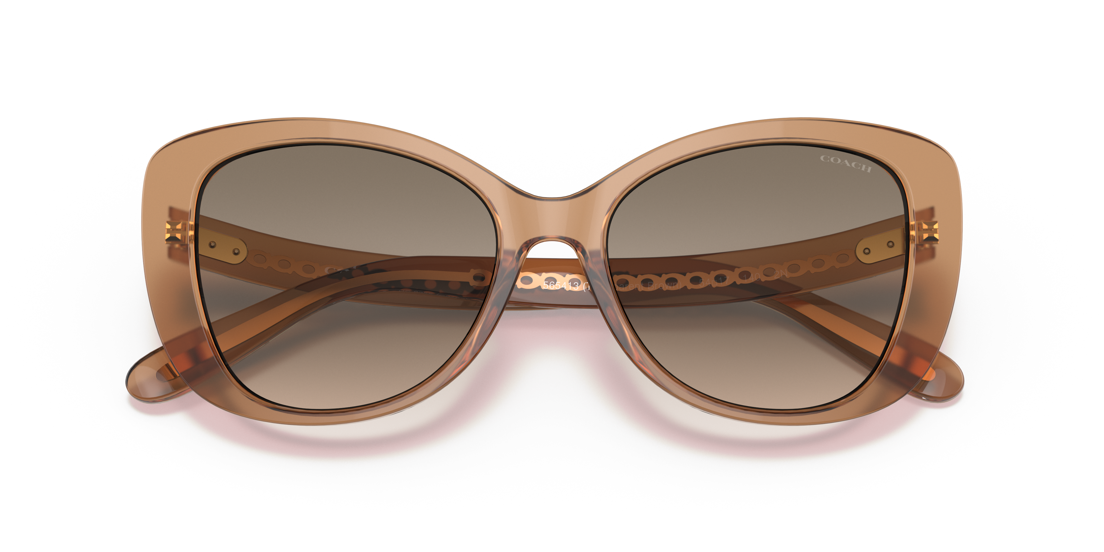 coach glasses brown